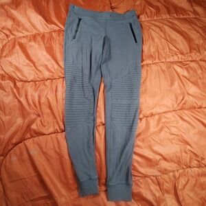 ALO Yoga Gray Urban Moto Women's Activewear Sweatpants Jogger Size Small *FLAWS*
